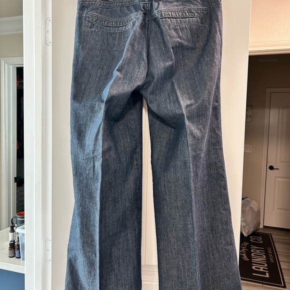 Denim slacks. Wide legged. New York & Co - Picture 3 of 5